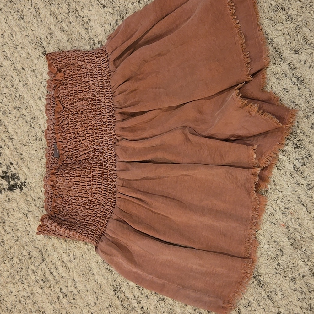 Aerie flutter shorts mauve